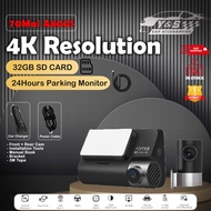 70Mai A800S 4K Dashcam Recorder  Front +  Rear 24 Hours Parking Monitor