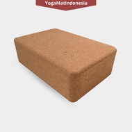 Block Cork Yoga - Wooden Flakes Yoga Block