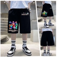 Summer New Style Boy Shorts Children Shorts Cartoon Minecraft Boy Shorts Medium Large Children Pants