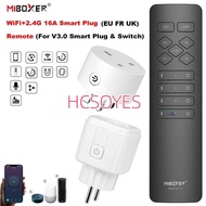 Miboxer C2 Remote 2.4G 16A WiFi Smart Socket Plug EU FR UK Tuya Smart Life APP Power Consumption Sta