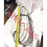 ( 078 B ) Large White Aluminum Glass Rubber Type 078b Dead Frame Trim Aluminum Aluminum Aluminum Fra
