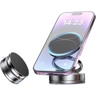 Automobile phone holder[78+LBS Powerful suction and 2400gf Strongest Magnetic Force] 360° Adjustable