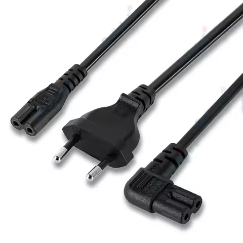 EU Power Cable 0.5-10m C7 Socket Extension Cord AC Power Cable For Xbox PS2 PS3 Samsung LG TV Laptop