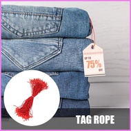 Clothing Tag String 100X Hangable Tag String Lock Tag Rope Tags Ties for Clothing Tags Merchandise M