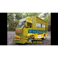 [✅New Ori] Miniatur Truk Kayu Jumbo Oleng V2