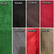 Kain sofa Chenil polos/Bahan kursi sofa/Meteran (0.5)