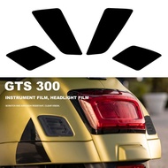 New Headlight Tail Light Film Deep Black Front and Rear Turn Signal Film Motorcycle For Vespa GTS 30