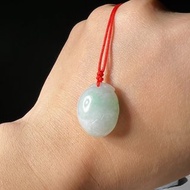 豐收 | 白底青翡翠項鍊 寶寶項鍊