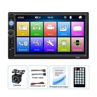 [Ready yaCOD] 7 Inch Double Din Head Unit MP5 Player Touch Screen Bluetooth 7021 7020 Universal