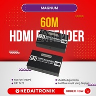 MAGNUM HDMI Extender 60M Via UTP Cat5E Cat6 60 Meter Transmitter Receiver