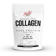 Collagen Powder - 18g Protein - Pure Halal Collagen Peptides Grass Fed Organic Hydrolyzed Powder | T
