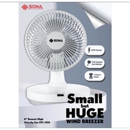 SONA 6” Remote High Velocity Fan STC1322