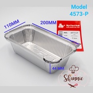 Aluminium Foil Tray With Cover | 4573-P | Medium Size | 5 Sets | MyChef Brand
