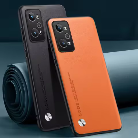 Luxury PU Leather Case For Realme GT Neo 3T Q5 Pro Back Cover Silicone Protection Phone Case For Rea