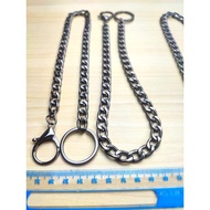 Dika Acc. Men's Long Black Wallet Chain Black Chain Wallet Large Wallet Chain/ Men's Wallet Chain/ M