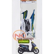 Ego Gear (2023) Graphic Set/ Sticker Body Set Kuning,Hijau,Biru Yamaha (not copy) BES-FG000-00-P3/P4