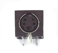 φ9mm Mini DIN Female Socket 4P 訊號插座 #2008-4 Audio Amp IN Out