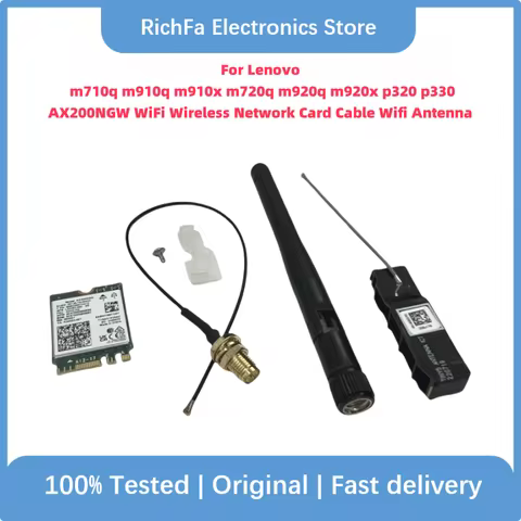 Original New For Lenovo M710q M910q M910x M720q M920q M920x P320 P330 AX200NGW 5.2 WiFi Wireless Net