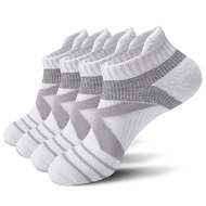 KC-TAHO Athletic Ankle Socks for Men & Women, Cushioned Compression Arch Support Socks For Running,