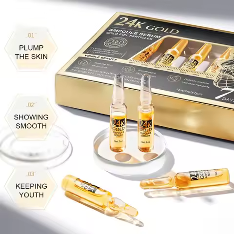 Korean 24K Gold Hyaluronic Acid Serum Protein Thread Lifting Filler Absorbable Collagen Protein Thre