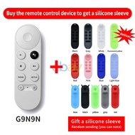 New Replace G9N9N For Chromecast 4K Google TV Voice Bluetooth Remote With Cover