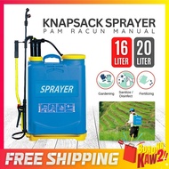 Manual Hand Sprayer Pump Penyembur Racun Rumput Pam Tong Racun Rumput Pum Tangan Knapsack Sprayer 16