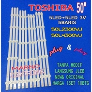 TOSHIBA 50 INCH LED TV BACKLIGHT LAMP 50L2300VJ 50L2300 50IN 50L4300VJ 50L4300