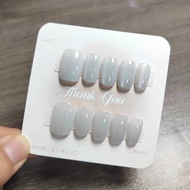 10PCS Cat Eye Handmade  Press on Nails Fake Nails with Glue Sticker M089
