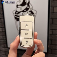 NOBELJIAOO TPU Car Key Case Cover Key Protect Cover for Volkswagen VW CC Passat B6 B7 3C CC Maogotan