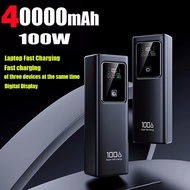 40000mah Laptop Powerbank 100W Fast Charging Power Bank Portable LED Display Powerbank for Laptop