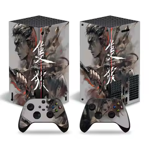 SEKIRO Xbox series x Skin Sticker Decal Cover XSX skin Console and 2 Controllers Skin Sticker Vinyl 