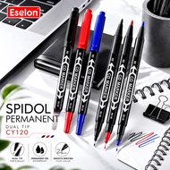 PERMANENT MARKER CY-120-MC / 10PCS PERMANENT DUAL TIP MARKERS