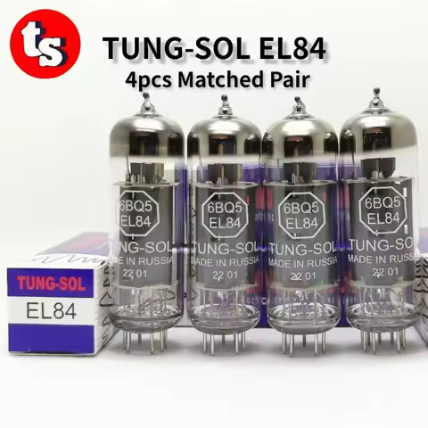 TUNG-SOL EL84 Electron Tube Replaces EL84 6BQ5 6P14 12AU7 6189 ECC802S CV4003 Precision Amplifier fo