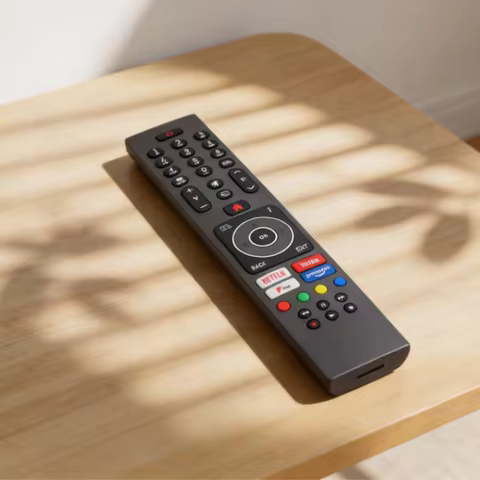 Universal Remote Control RC43137P Compatible with Bush Digihome Finlux Techwood Electriq Smart TVs -