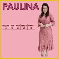 ☫ ♝ ◪ Mumu  Fashion OLD ROSE DRESS COLLECTION XL wedding ninang dress formal dress plus size dress