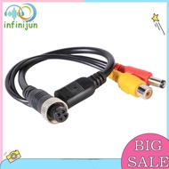 m12 kabel adapter extension aviation head 4pin ke rca female dc male