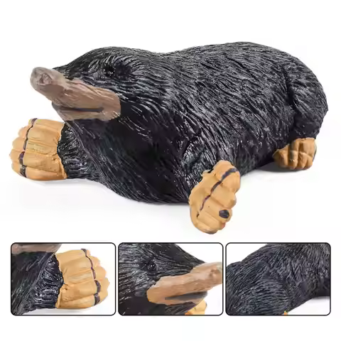 Mini Mole Figurines Model Miniature Animal Toys Realistic Detailed Action Figures for Children