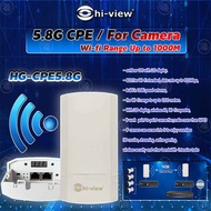 HI-VIEW Internet Signal Distribution Device 5.8G CPE/For Camera or Network Wi-fi Range Up to 1000M M