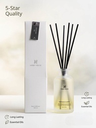 ก้านไม้หอมปรับอากาศ (Reed Diffuser) จากแบรนด์ HANKY HOUSE 150ml กลิ่นมะนาว