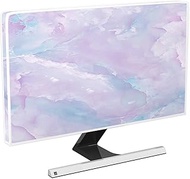Baocicco Violet Marble Waterproof 40, 41, 42，43 Inch TV Dust Cover Anti-Static Dustproof Abstract Cr
