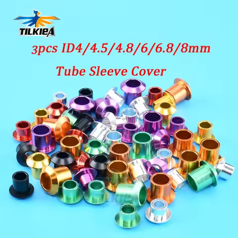 RC Boat Aluminum Water Cooling Tube Sleeve Cover ID4/4.6/4.8/6/6.8/7.9mm for 3X5mm 3X6mm 4X7mm 4X8mm