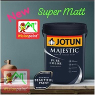 5L ( WHITE 1001 ) JOTUN Majestic ( Pure Color Super Matt ) Interior Paint ( FREE 7" ROLLER SET )