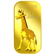Puregold 1g Male Giraffe Gold Bar | 999.9 Pure Gold
