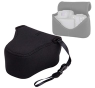 JJC Black Ultra Light Neoprene Camera Case for Fujifilm Fuji X-T100 X-T30 X-T20 X-T10 +16-50mm/ 18-5