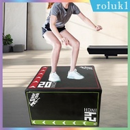 [Roluk] 3 in 1 Soft Plyometric Jump Box Agility Box Plyo Box Step Box for Mma Physical Training Cond