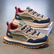 Giày Thể Thao Nam C965 Phối Nhiều Màu Đế Bánh Mỳ Kiểu Dáng Thời Trang Tăng Chiều Cao