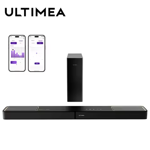 ULTIMEA Skywave F30 Soundbar 3.1.2ch 300W Dolby Atmos Soundbar, with 5.25'' Wired Subwoofer, Home Th