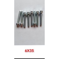 6x35 block bolts