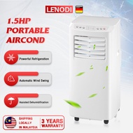 1.5HP Portable Air Conditioner Quick cooling Dehumidification 24hr Timer Smart Mode Remote Control Portable 冷氣機