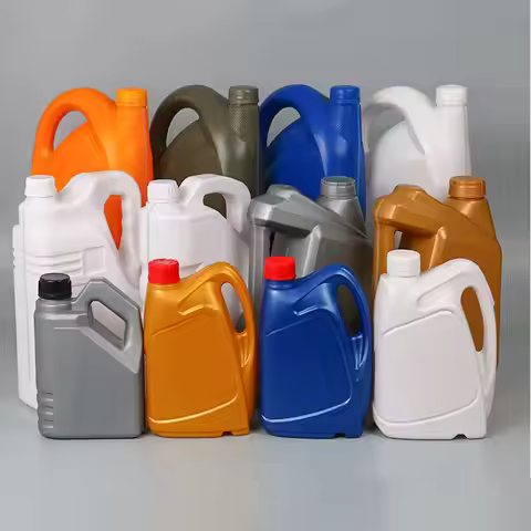 1.2 ~ 2L Plastic Flat Tank 1.5L Lubricating Oil Bottle Oil Tank 2L PE Chemical Bottle Antifreeze Bot